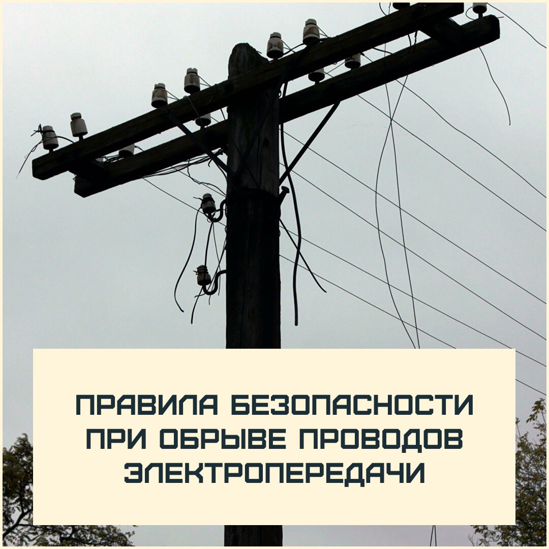 Новгородцам рассказали правила безопасности при обрыве проводов электропередачи.