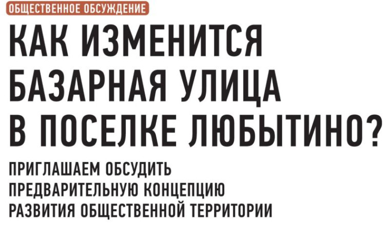 Как изменится Базарная улица в поселке Любытино?. Как изменится Базарная улица в поселке Любытино?.